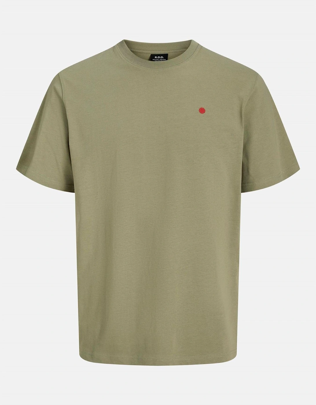 Embroidered Crew Neck Short Sleeve Jersey T-Shirt, 7 of 6