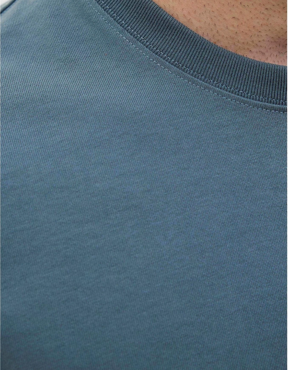 Embroidered Crew Neck Short Sleeve Jersey T-Shirt