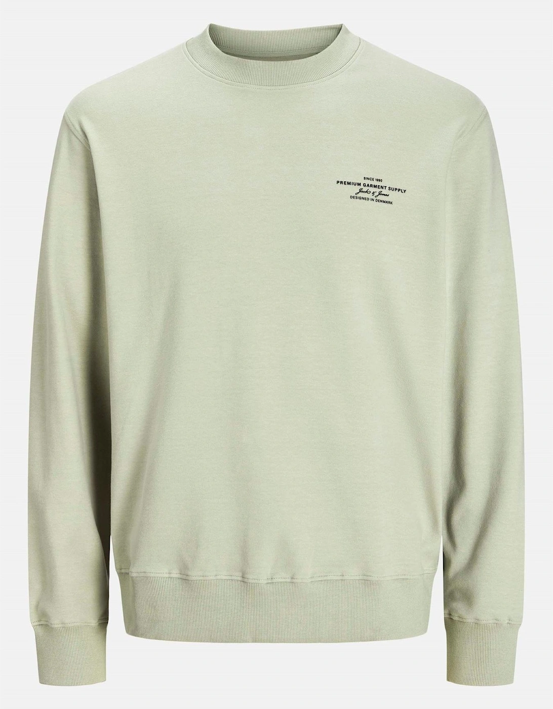 Printed Logo Crew Neck Long Sleeve Sweatshirt