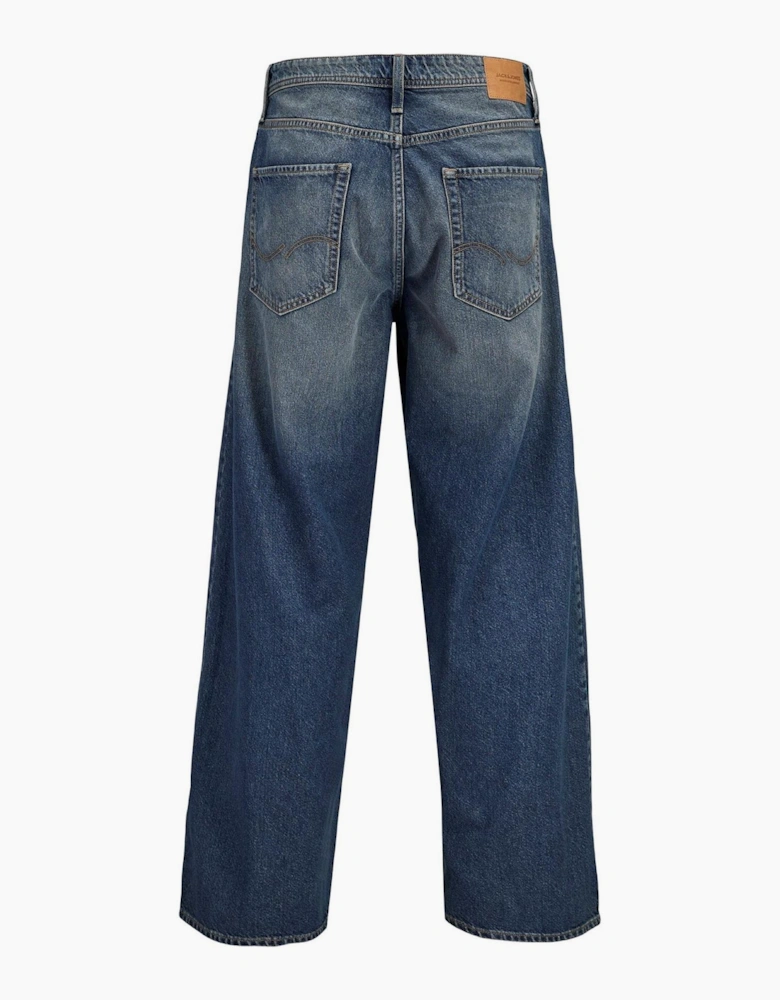 Wide Leg Mid Rise Jeans