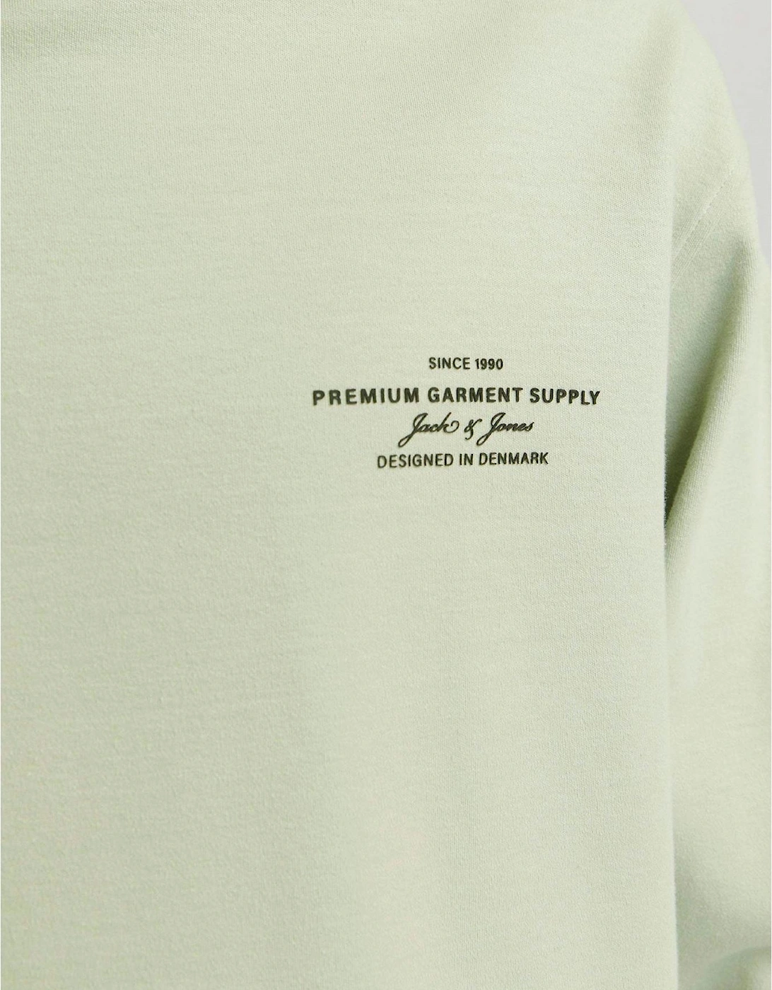 Printed Logo Crew Neck Long Sleeve Sweatshirt