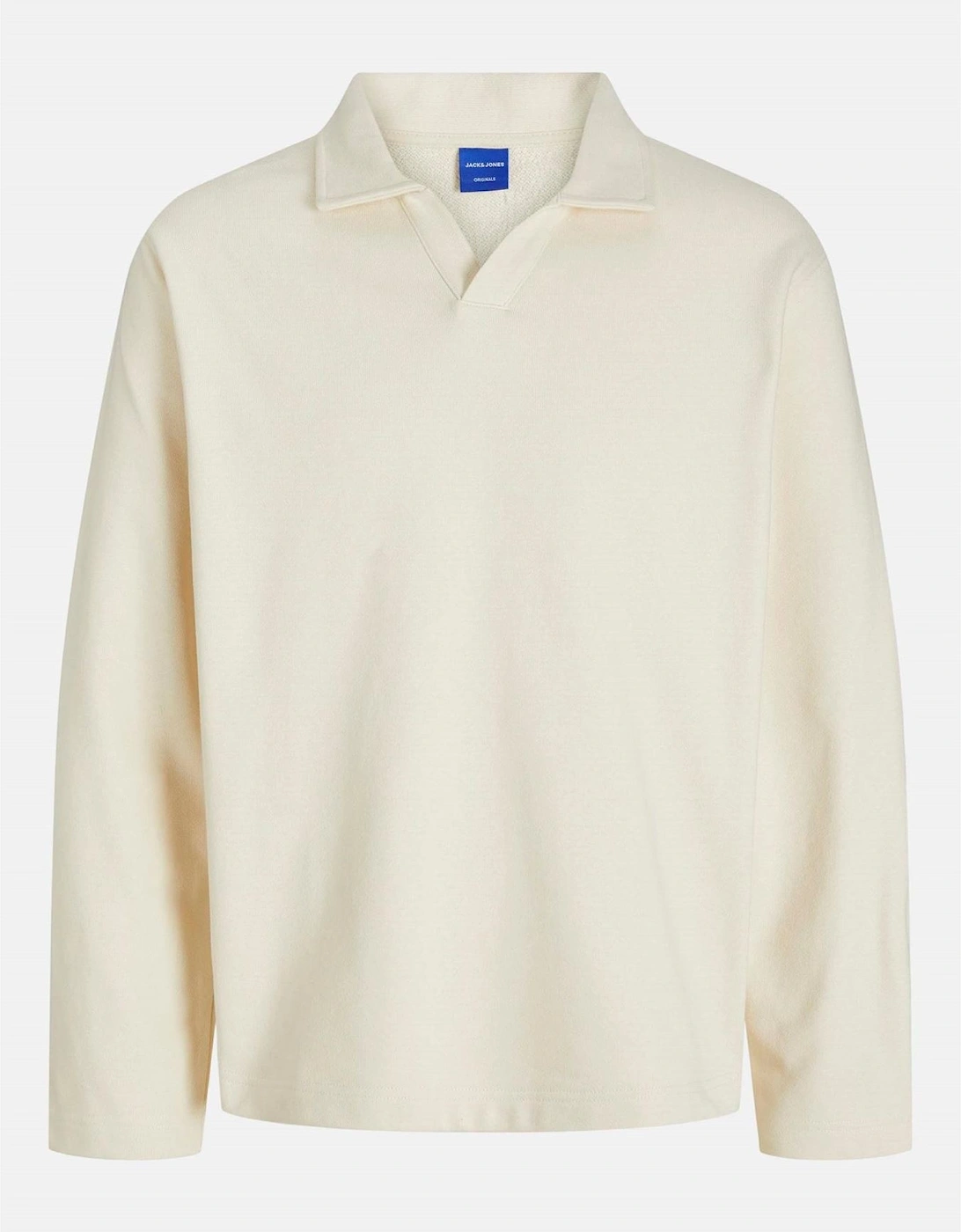 Jack & Jones Men's Tan Split Neck Swea - Size: Xl