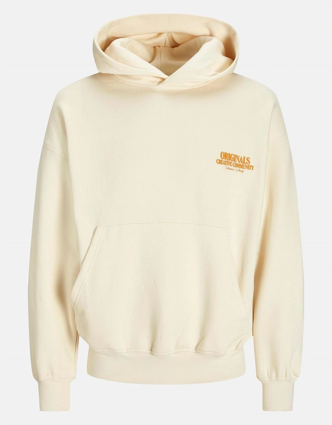 Lettering Hooded Neck Long Sleeve Sweatshirt