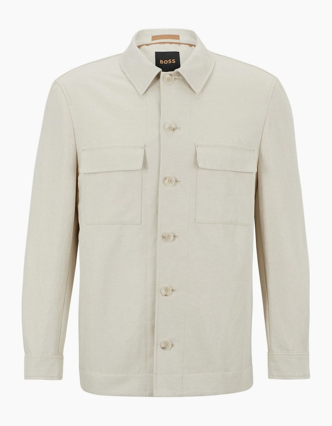 Corvin Solid Patterned Shirt Collar Woven Cuff Shirt Jacket, 2 of 1