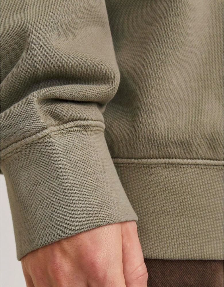 Faded Crew Neck Drop Shoulder Sweatshirt