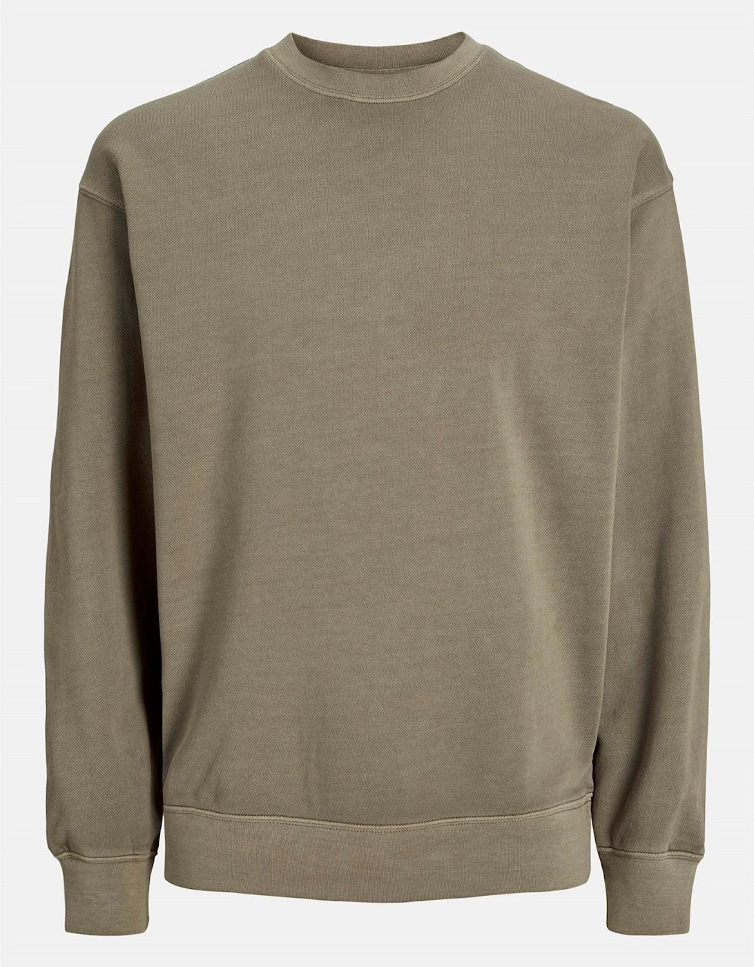 Faded Crew Neck Drop Shoulder Sweatshirt, 7 of 6