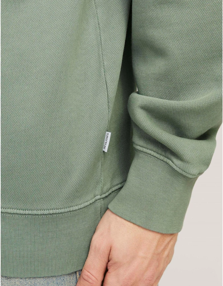 Faded Crew Neck Drop Shoulder Sweatshirt