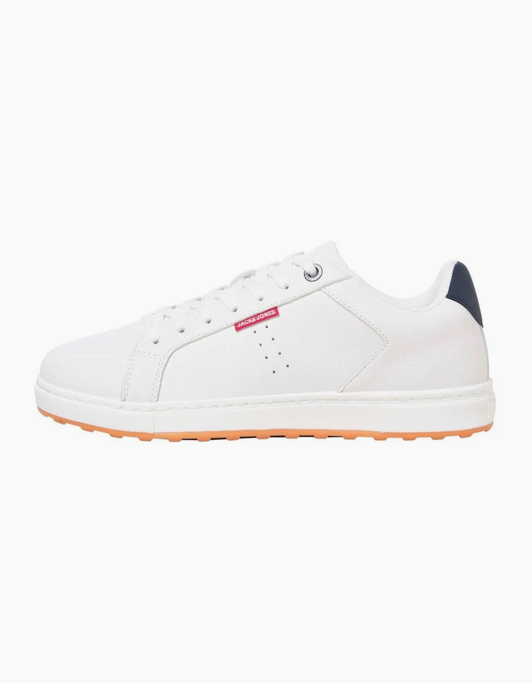 Jack & Jones Men's White Pu Sneaker  7 Size 7