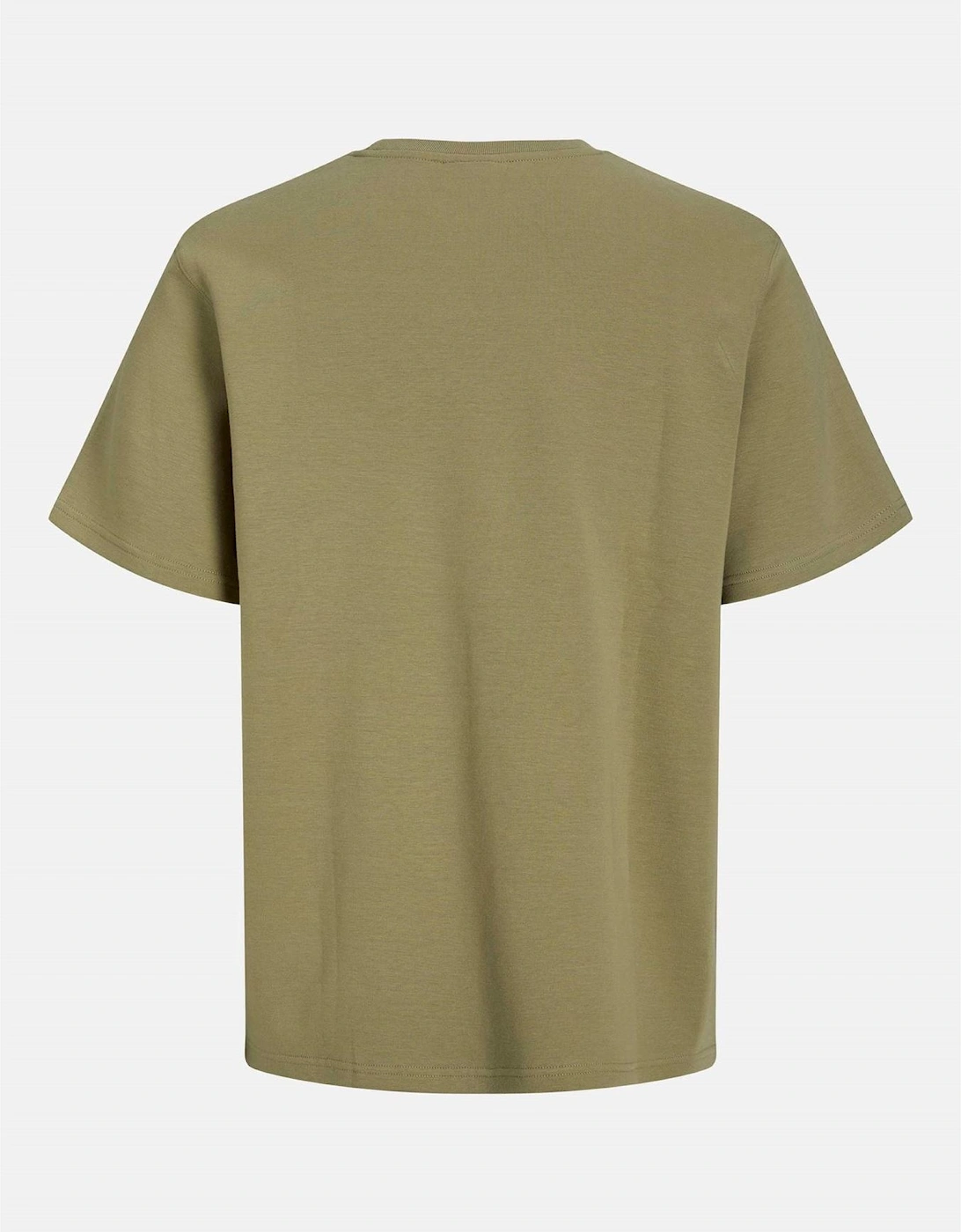 Text Graphic Crew Neck Short Sleeve Jersey T-Shirt