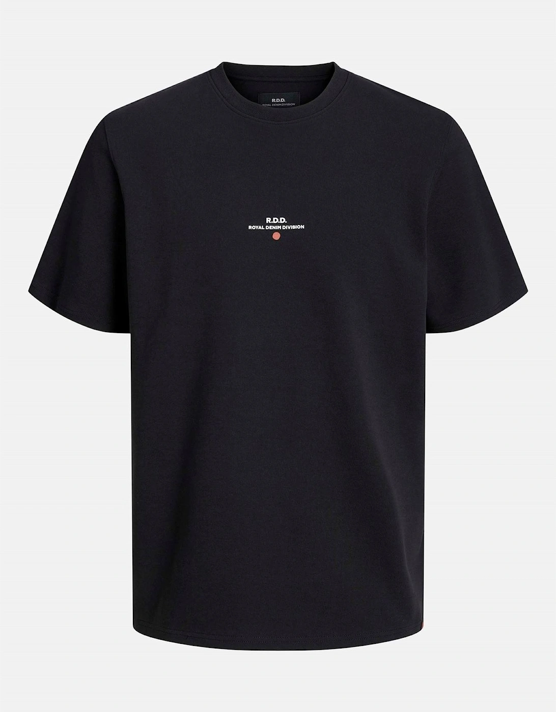 Text Graphic Crew Neck Short Sleeve Jersey T-Shirt, 7 of 6