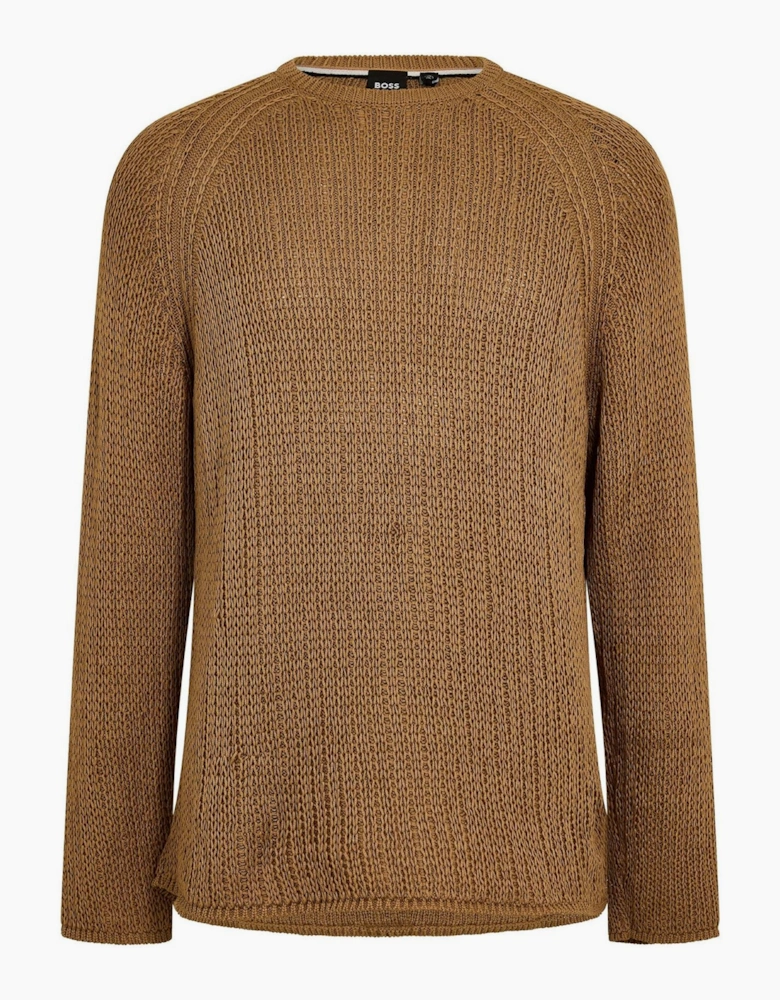 Crew Neck Raglan Sleeve Sweater