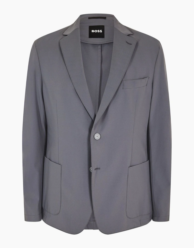 Hanry Solid Patterned Chest Pocket Blazer