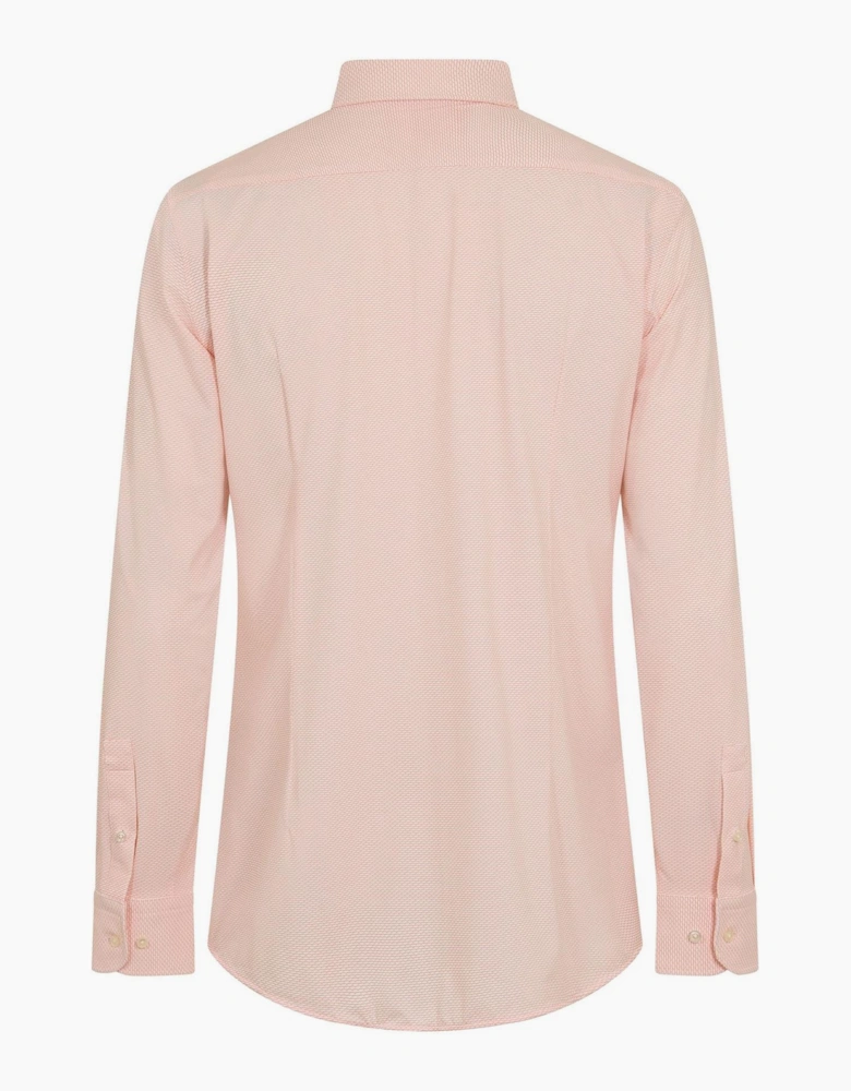 Point Collar Long Sleeve Oxford Shirt
