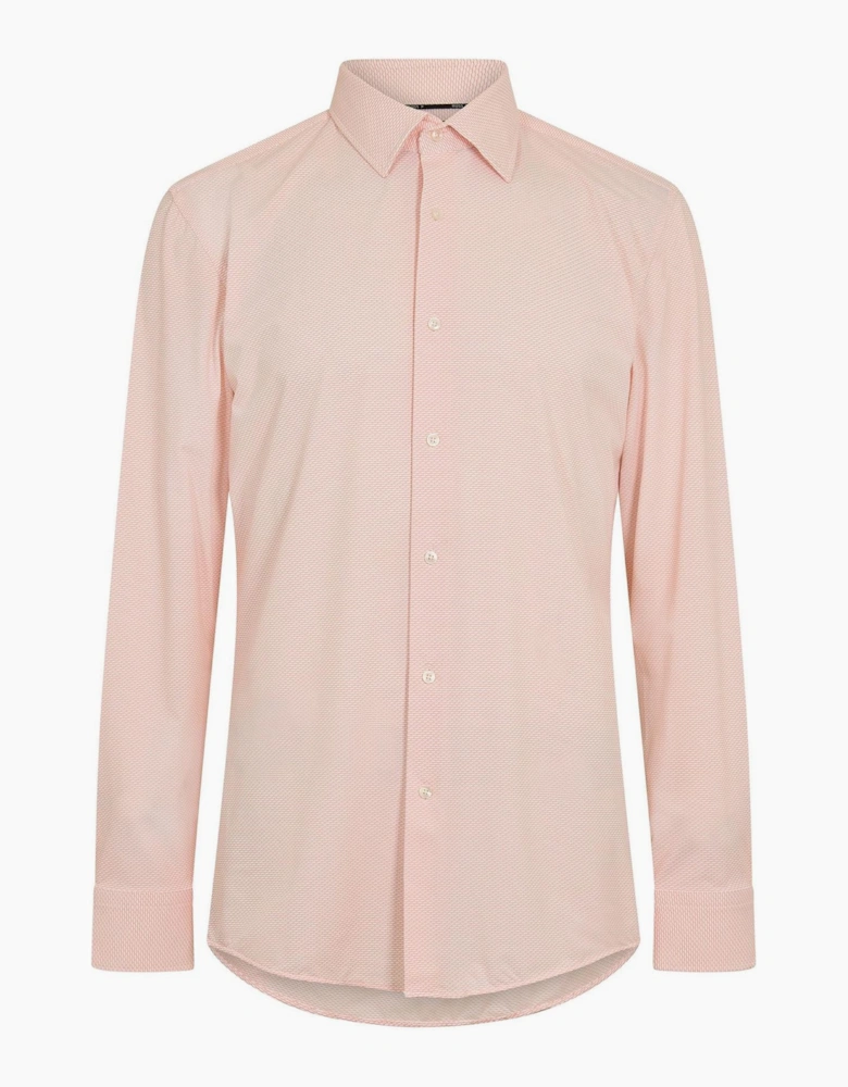 Point Collar Long Sleeve Oxford Shirt