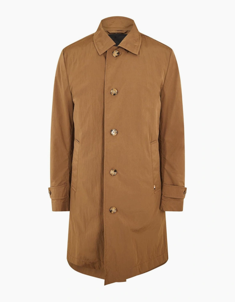 Solid Patterned Over Coat with Side Pocket