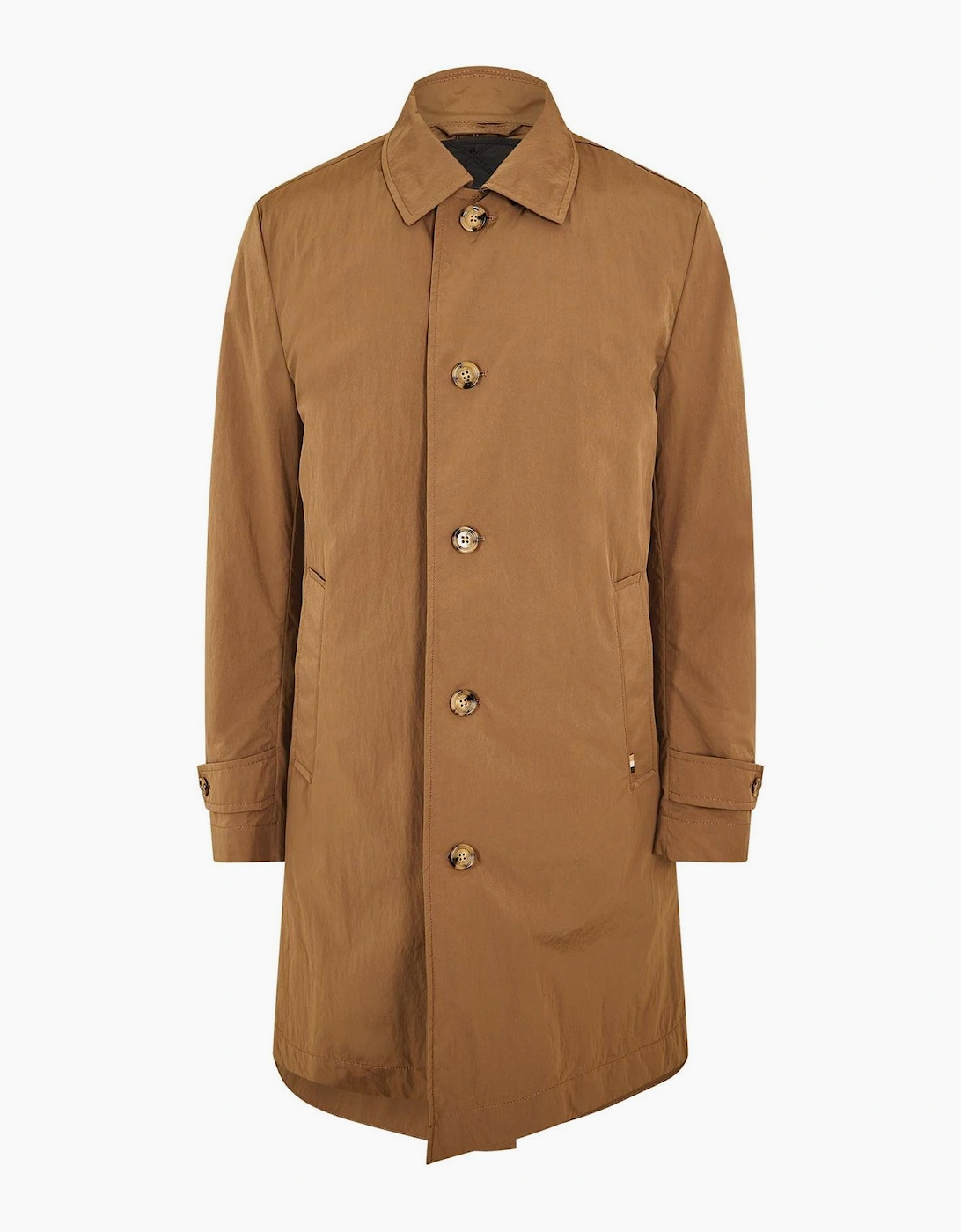 Solid Patterned Over Coat with Side Pocket