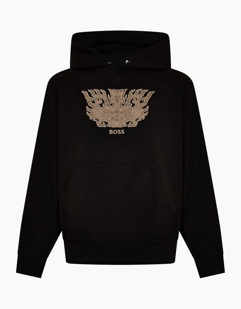 Hooded Neck Long Sleeve Sweatshirt