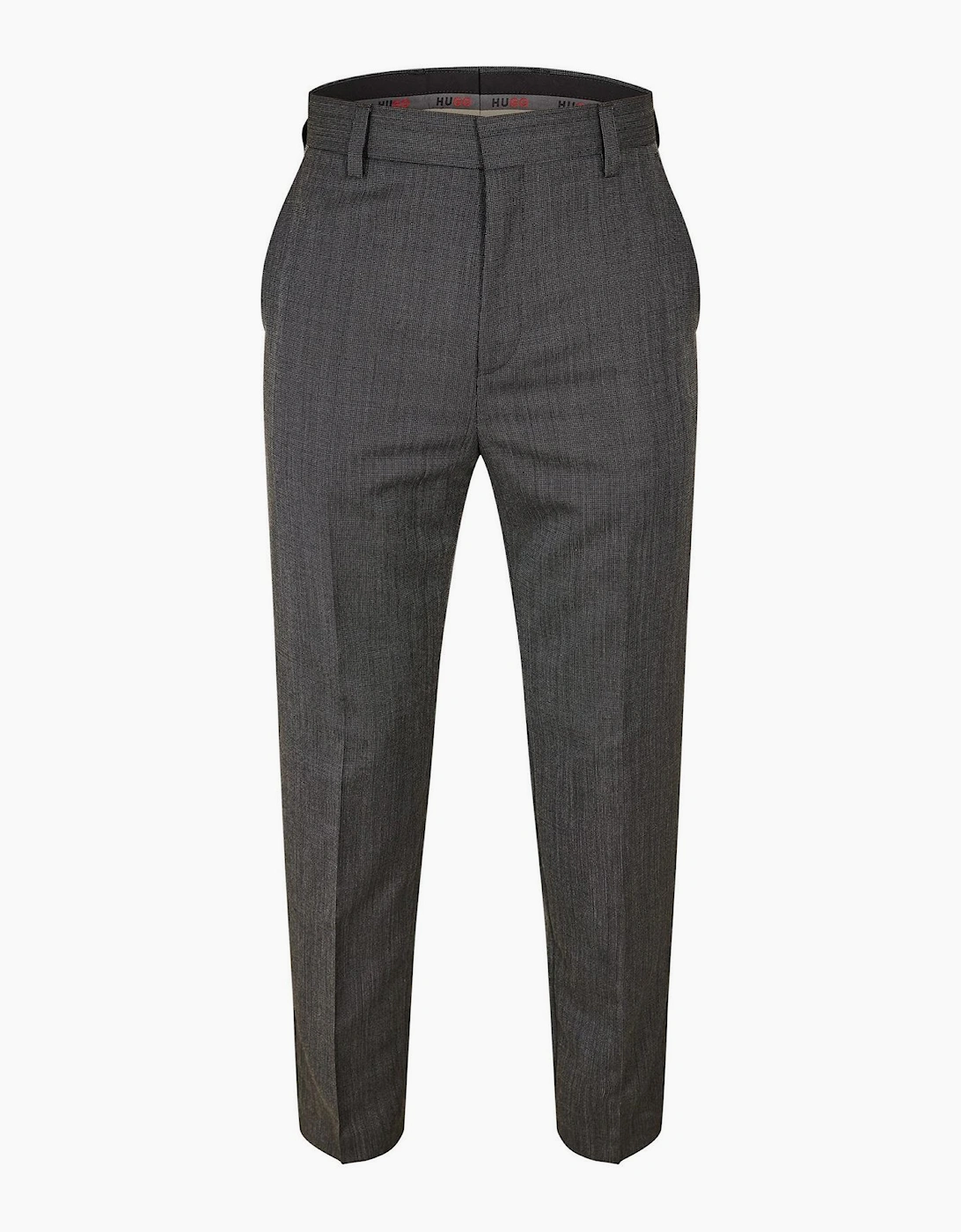 Solid Patterned Flat Front Mid Rise Chinos