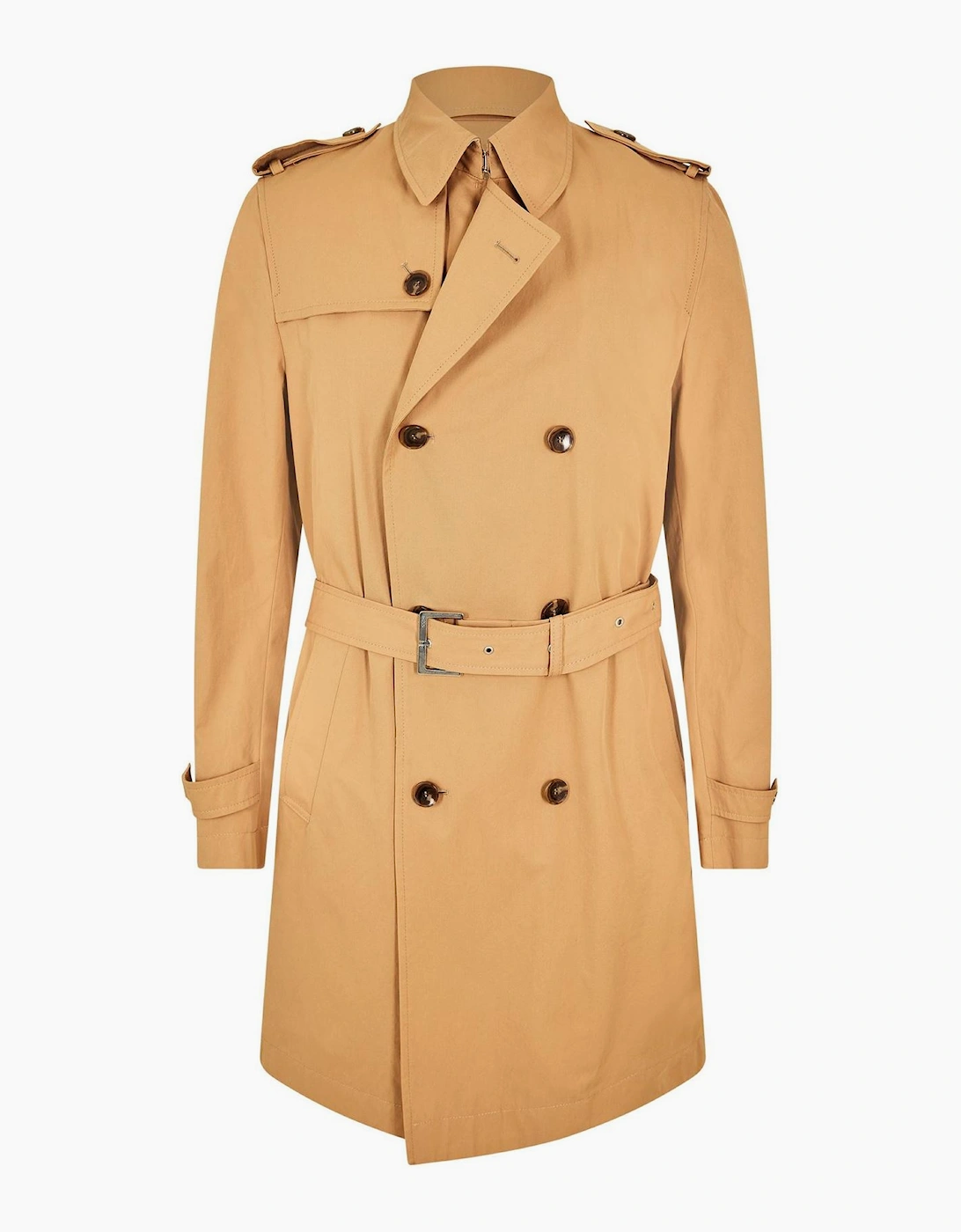 Hyde Solid Patterned Flap Pocket Over Coat, 3 of 2