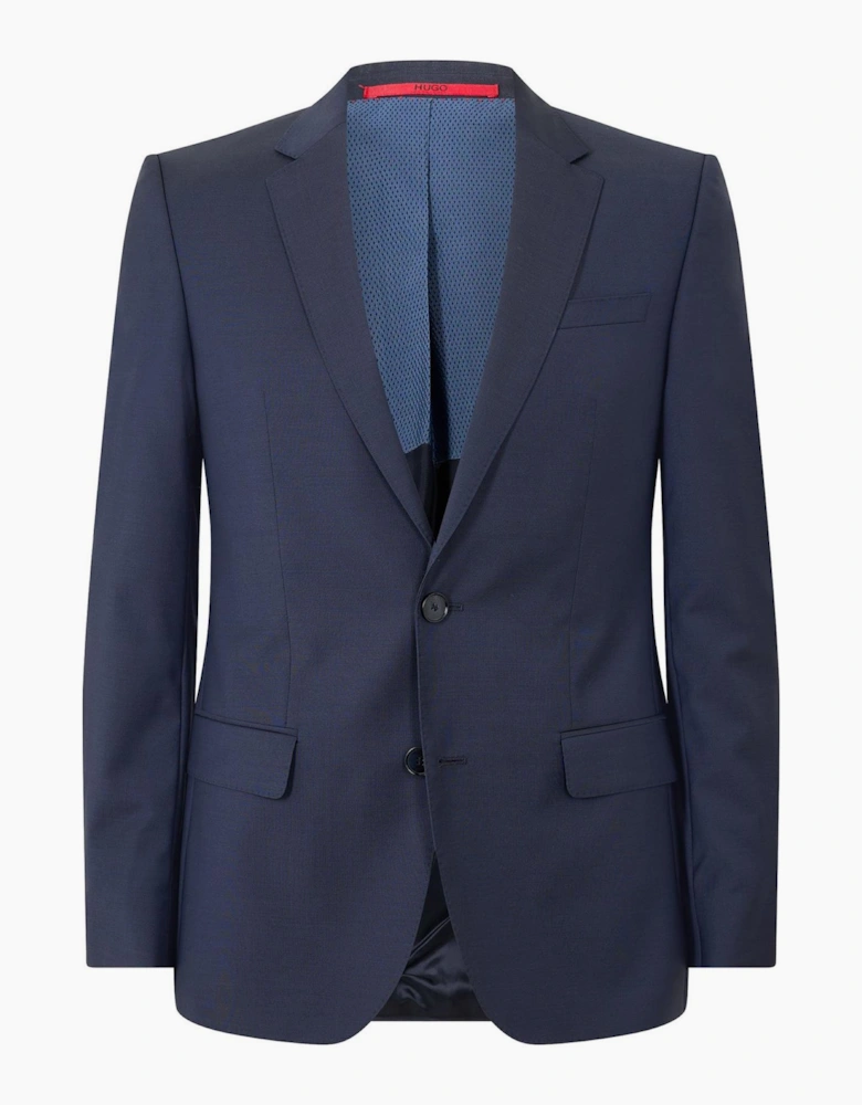 Solid Patterned Blazer with Flap Pocket