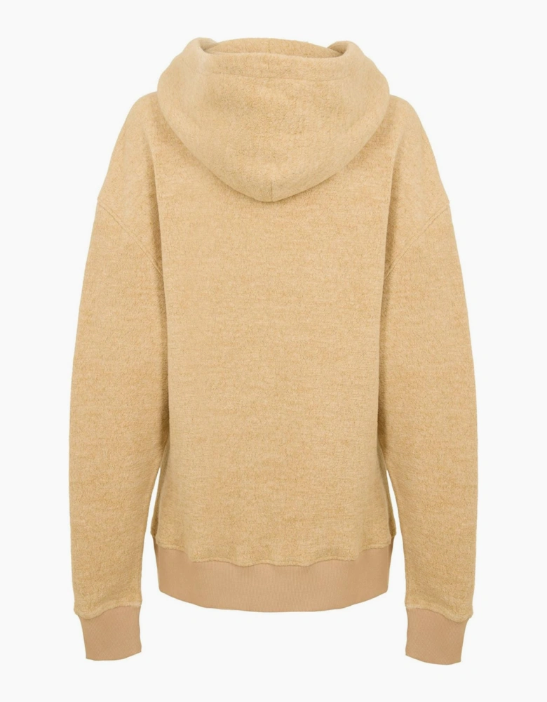 Hooded Neck Drop Shoulder Sweatshirt