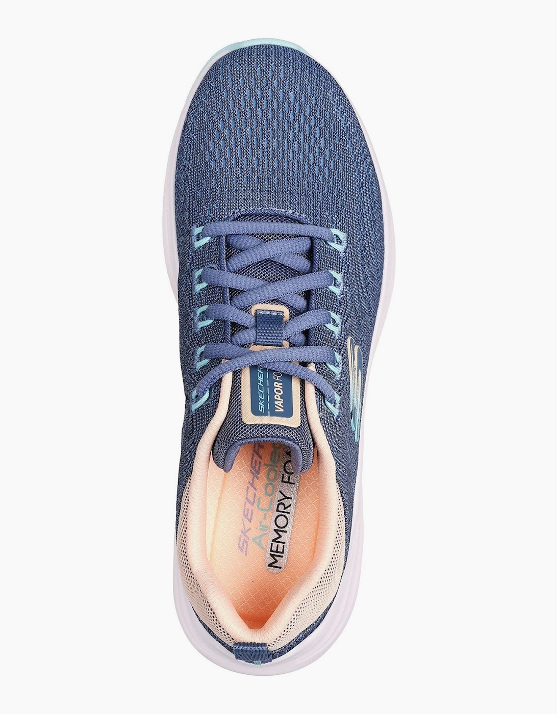 Womens Mesh Lace Up W Air Cool Slip On Trainers