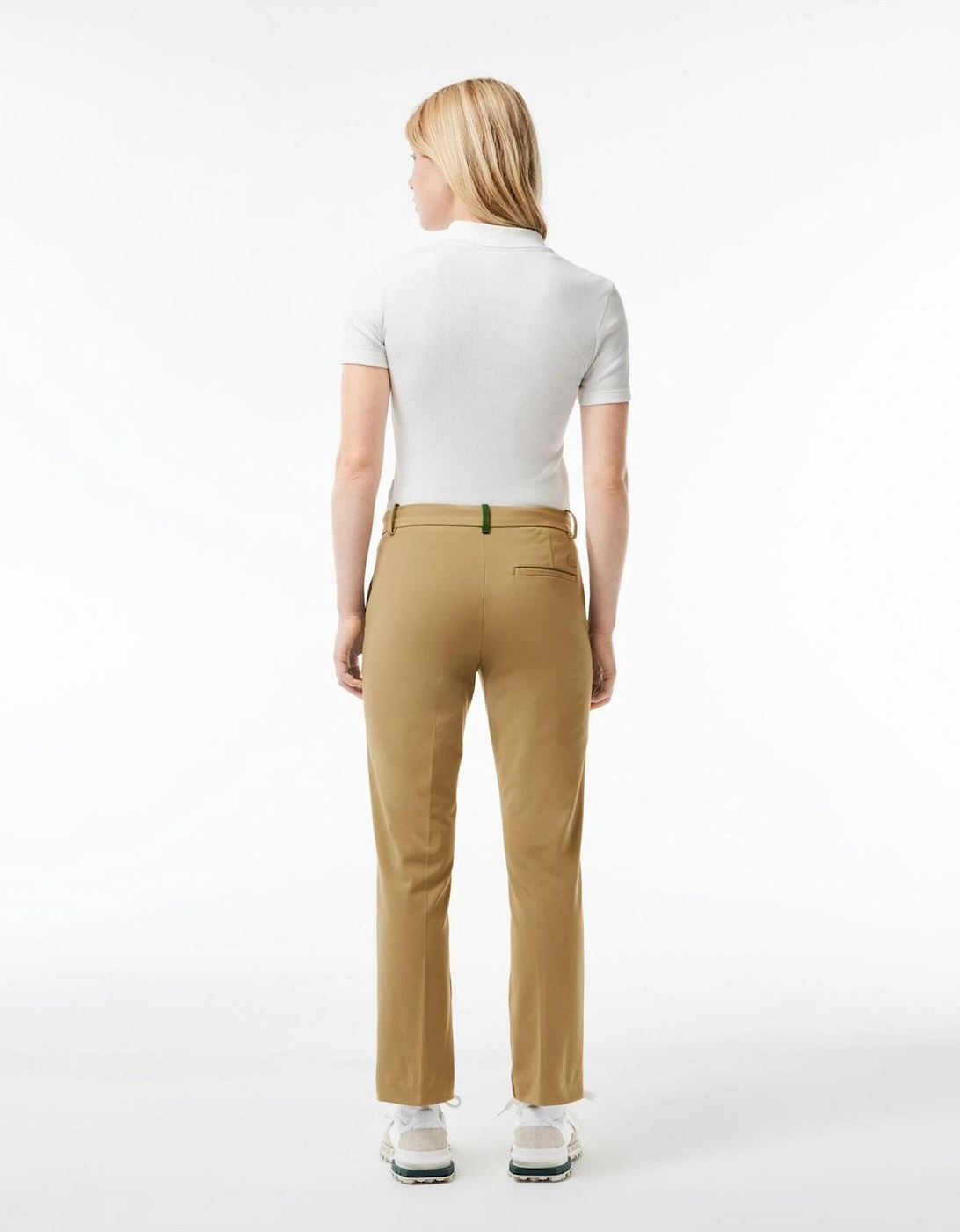 Solid Patterned Straight Chinos