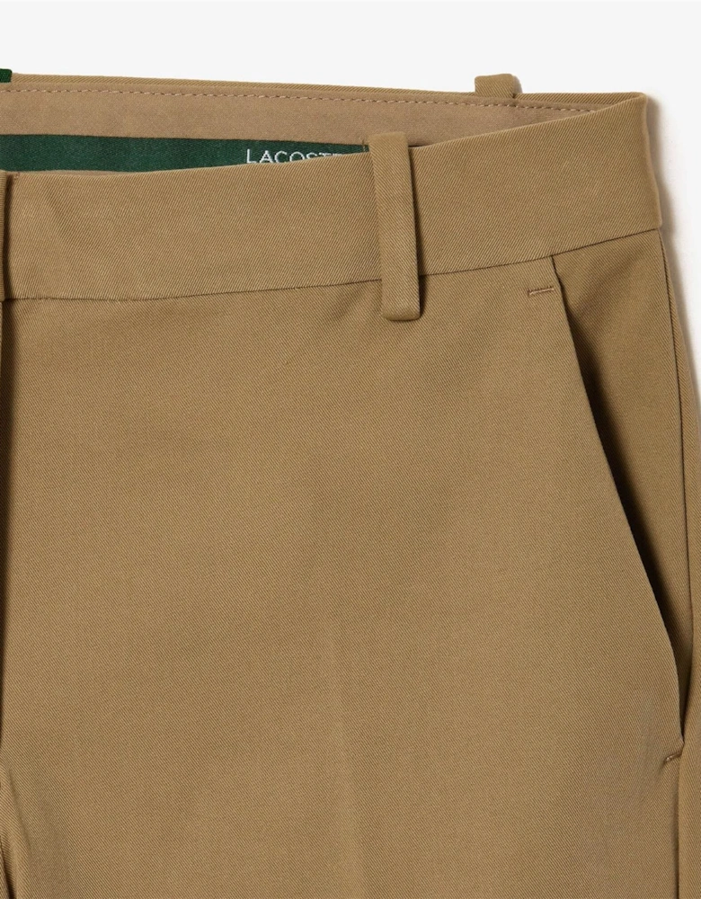 Solid Patterned Straight Chinos