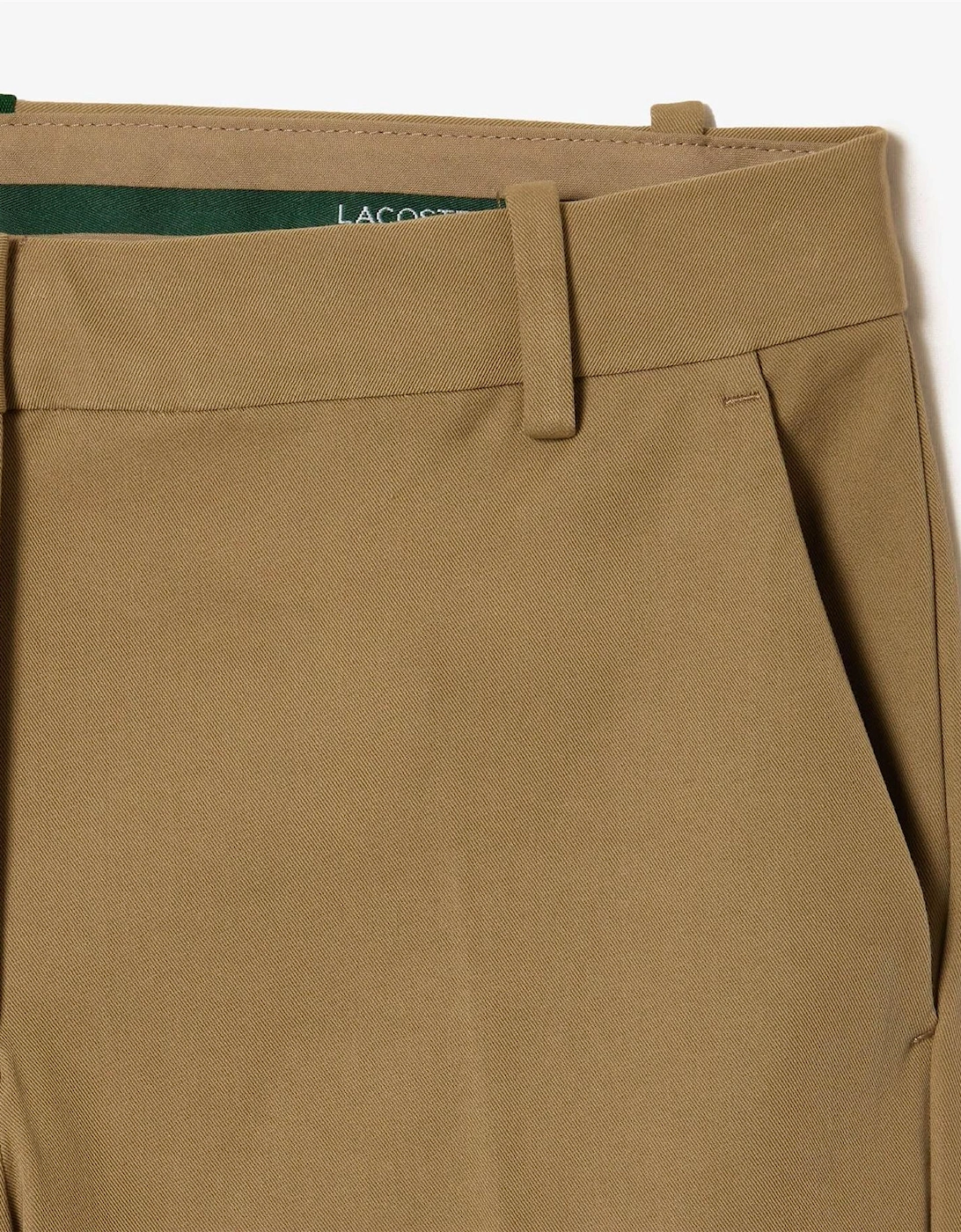 Solid Patterned Straight Chinos