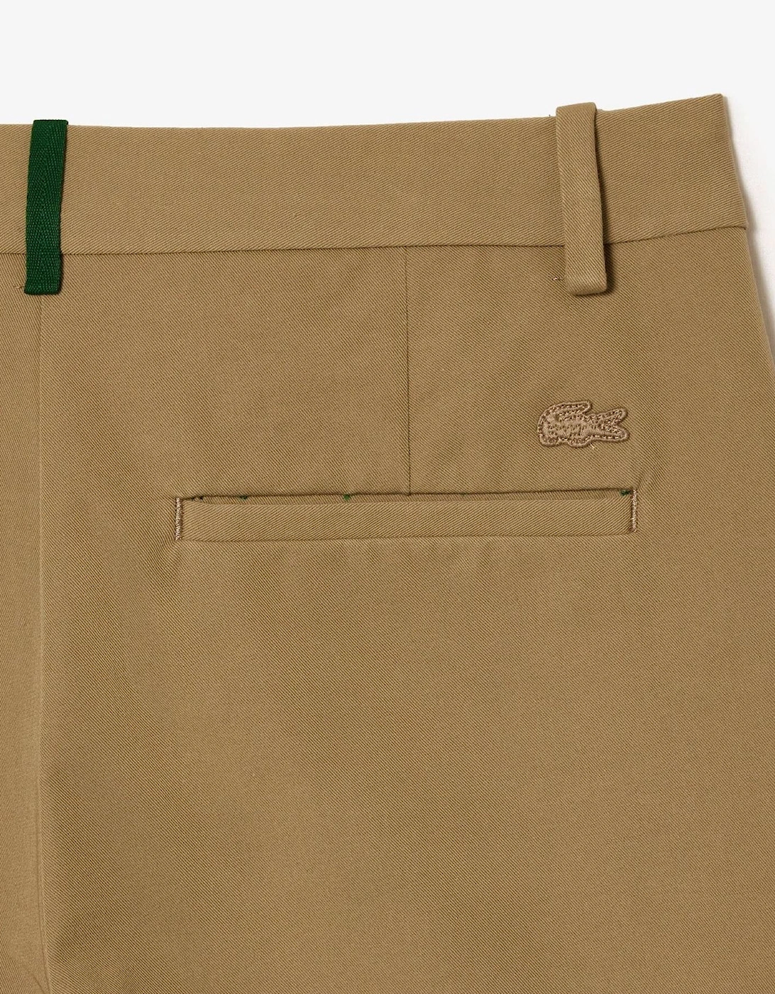 Solid Patterned Straight Chinos