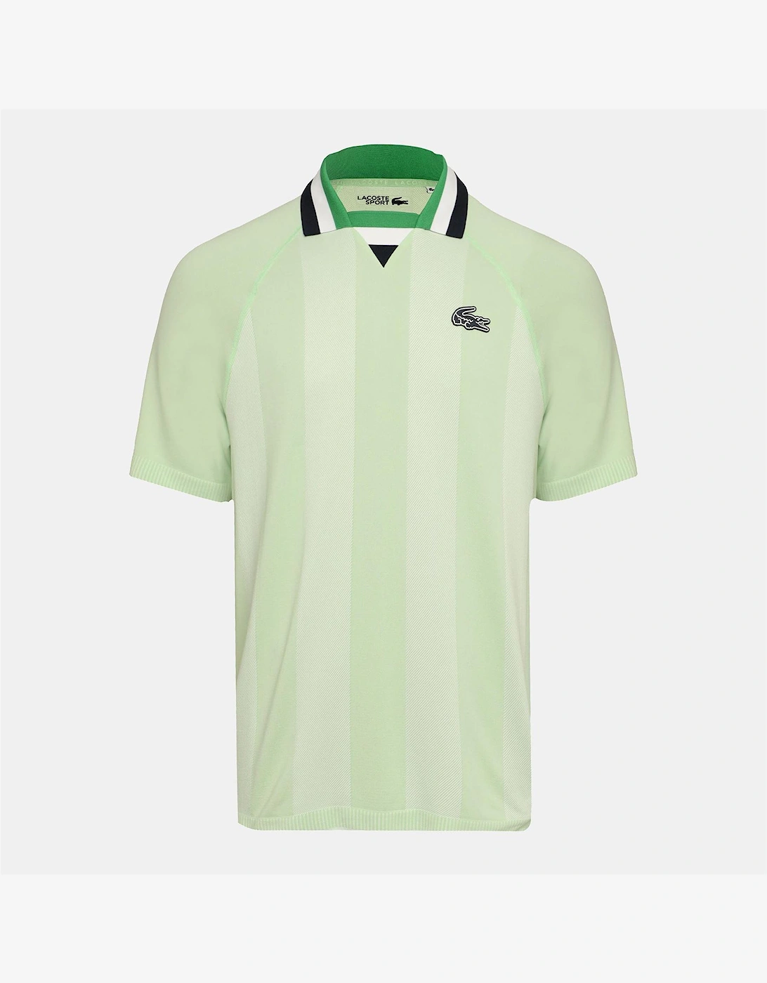 Crocodile Logo Collared Raglan Sleeve Polo Shirt, 3 of 2
