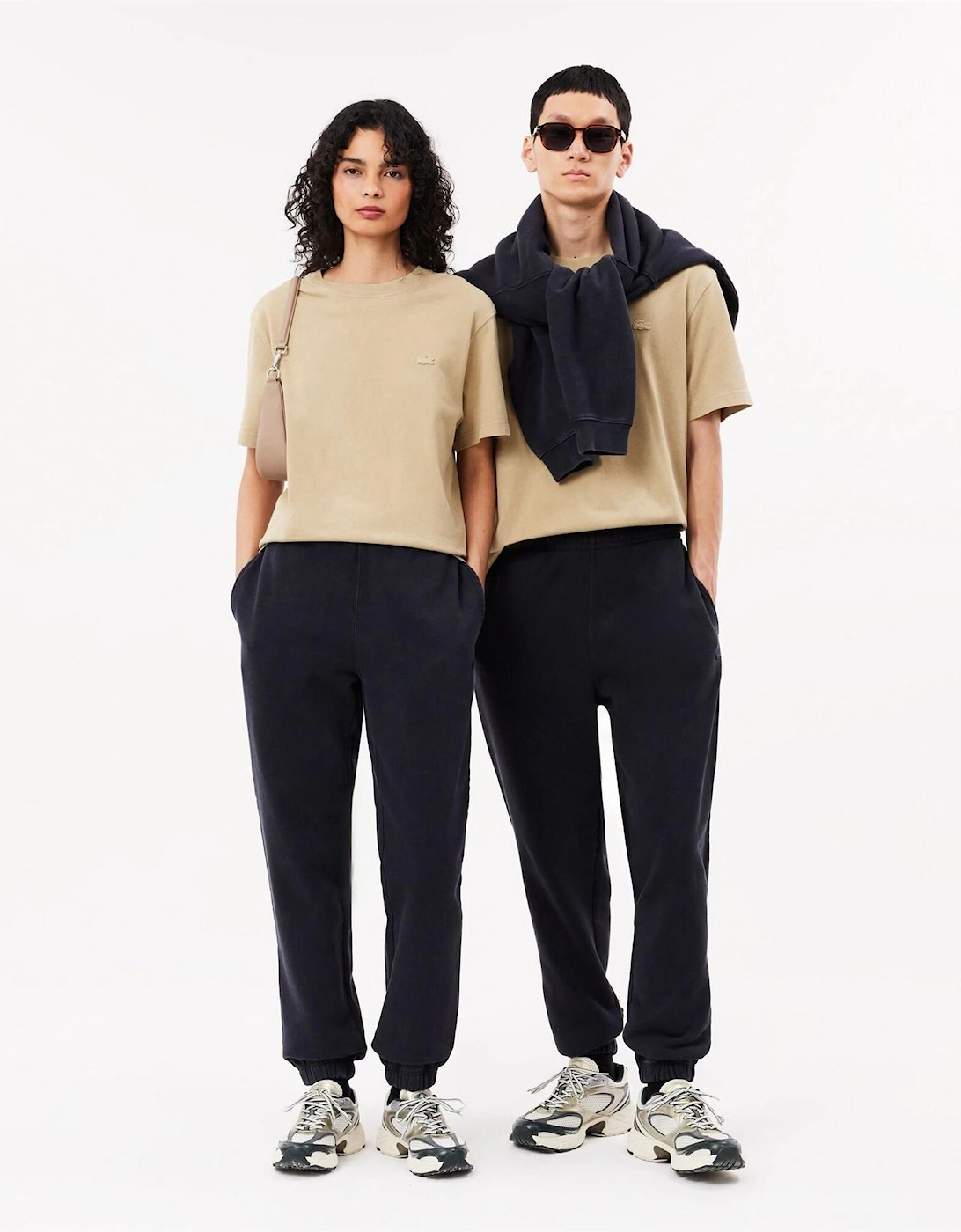 Solid Patterned Elasticated Cuff Sweatpants