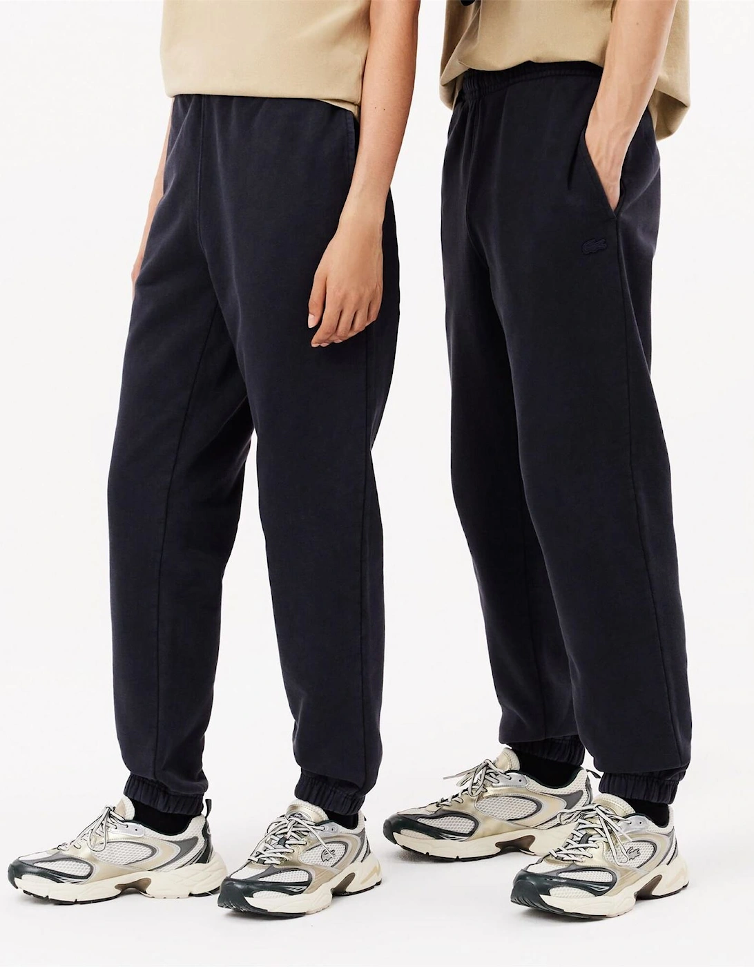 Solid Patterned Elasticated Cuff Sweatpants