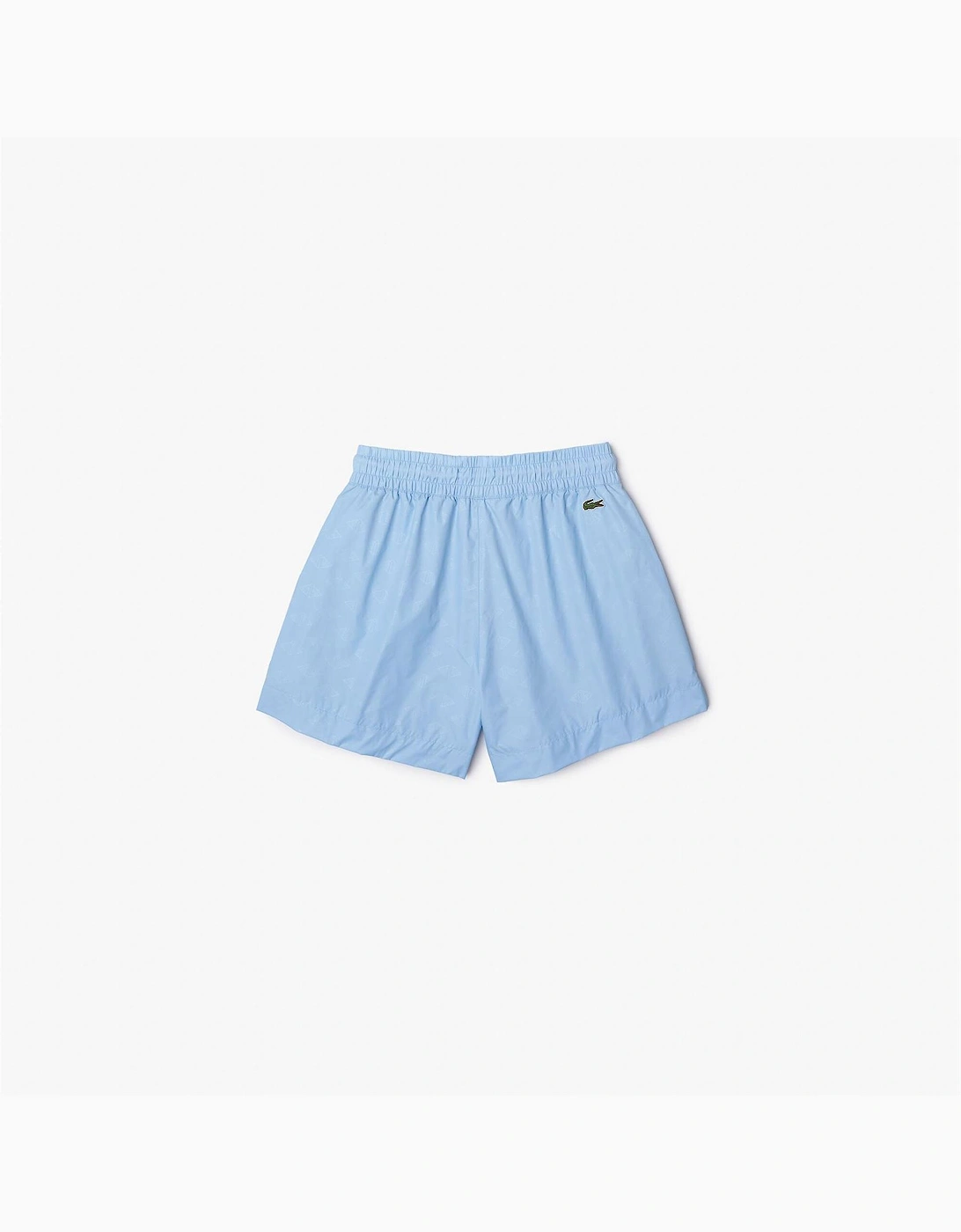 Solid Patterned Bermuda Shorts with Elasticated Waistband, 3 of 2
