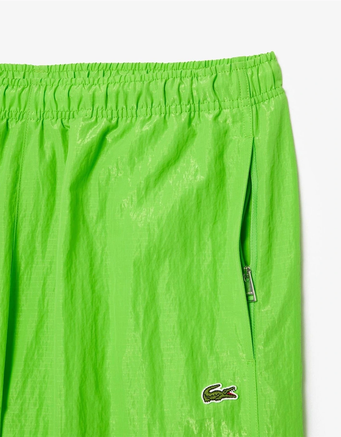 Solid Patterned Straight Track Pants with Ankle Zips