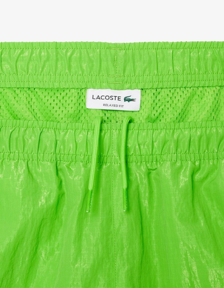 Solid Patterned Straight Track Pants with Ankle Zips