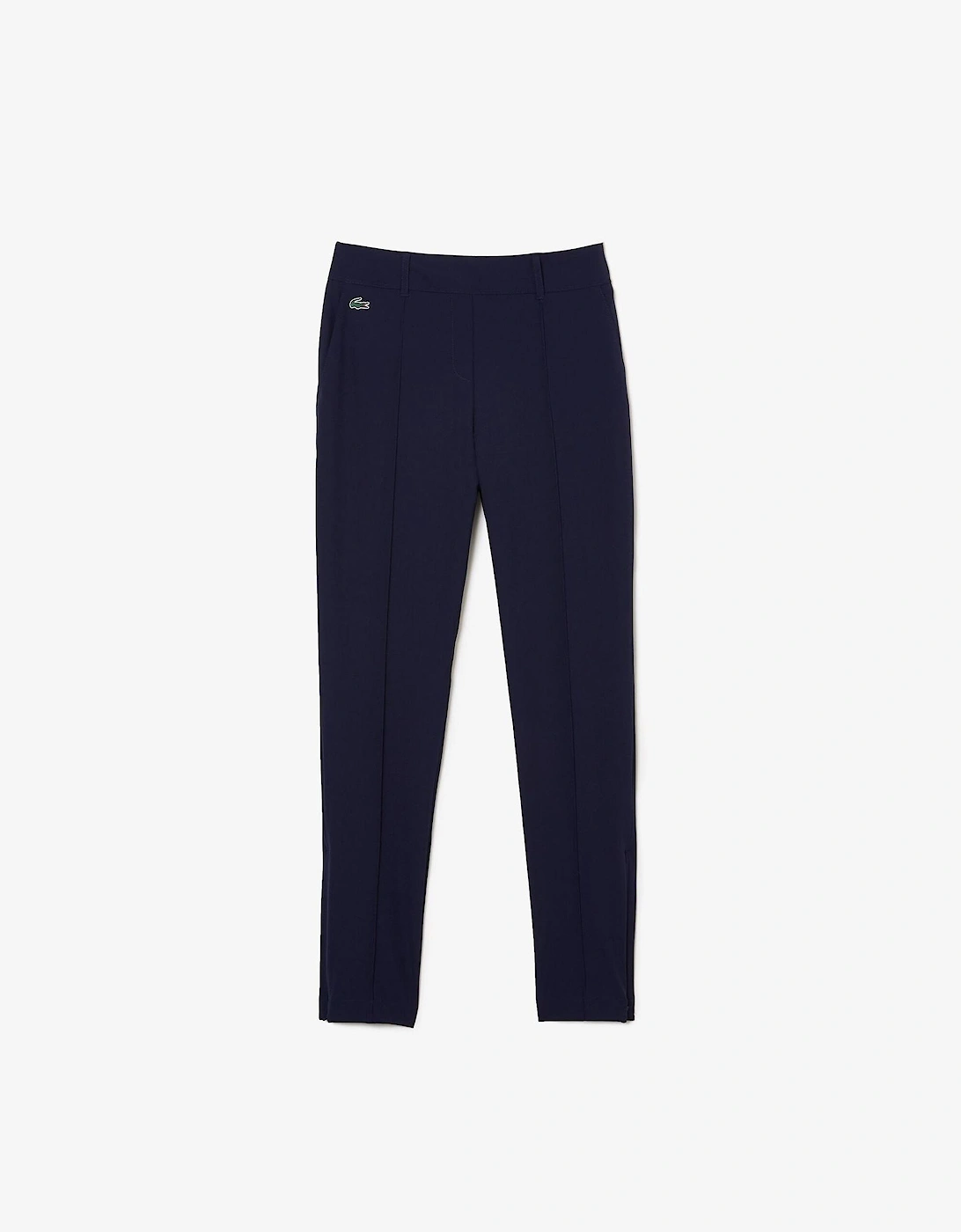 Solid Patterned High Rise Straight Chinos, 7 of 6
