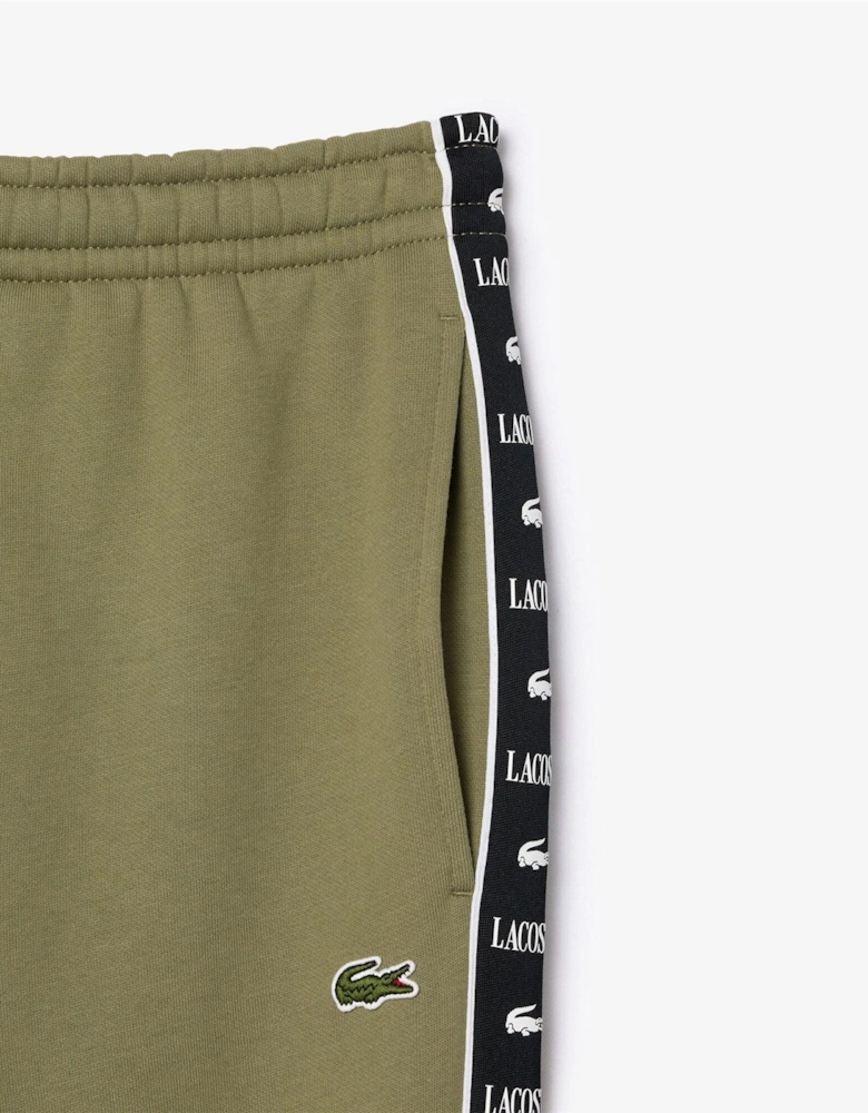 Tapered Logo Printed Track Pants