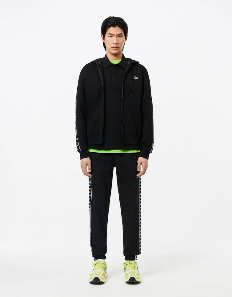 Tapered Logo Printed Track Pants