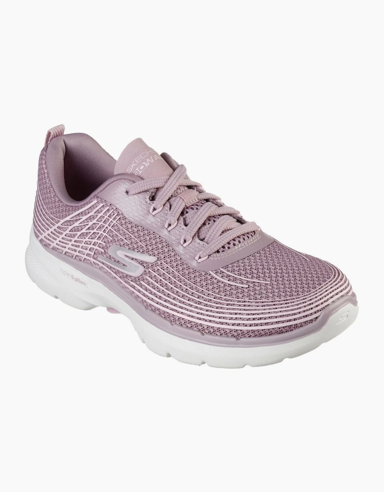 Womens Mesh Lace Up W Haptic Prin Slip On Trainers