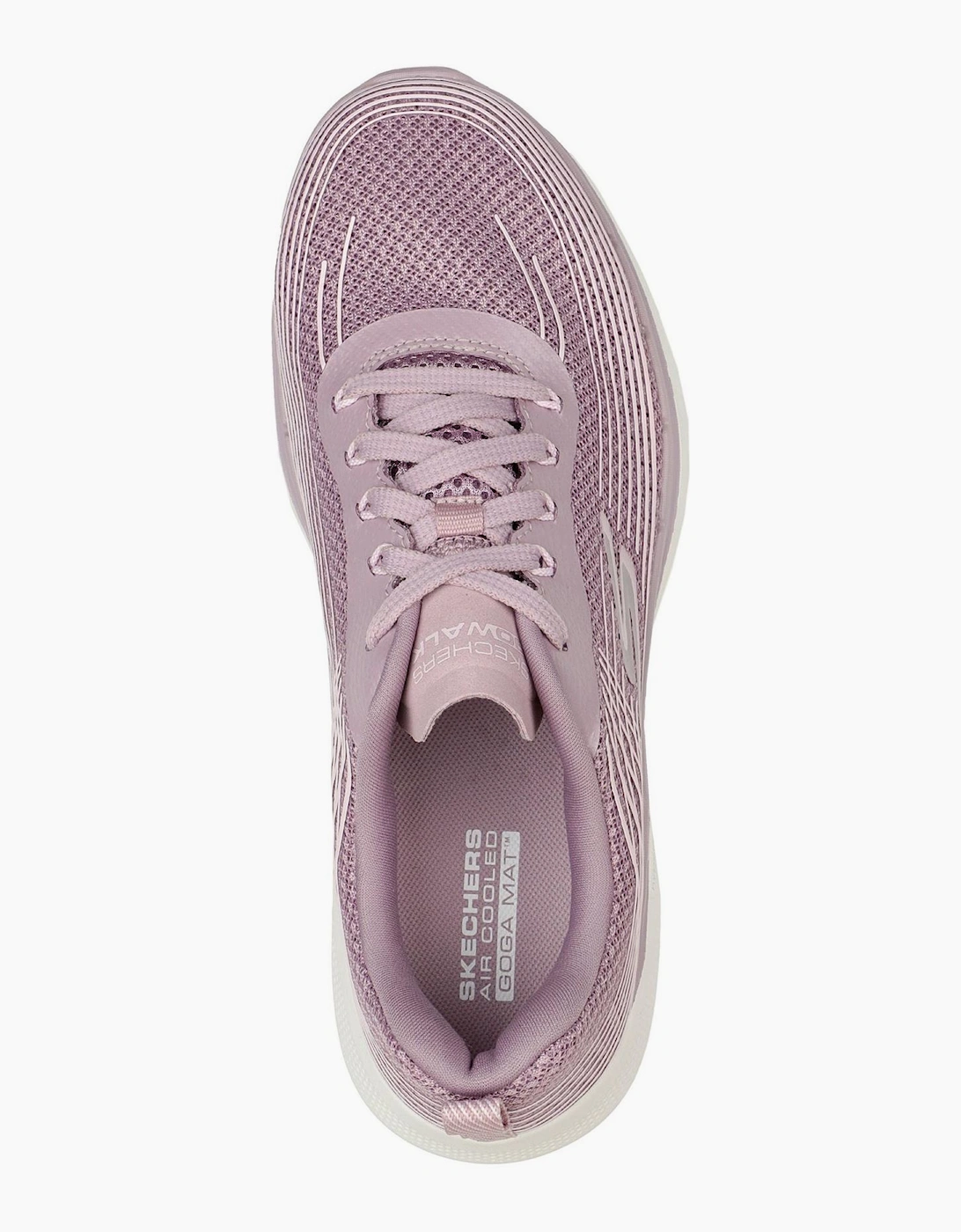 Womens Mesh Lace Up W Haptic Prin Slip On Trainers