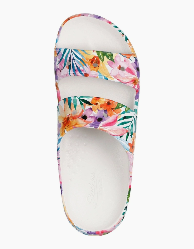 Archfitwave Floral Open Toe Slide Sandals