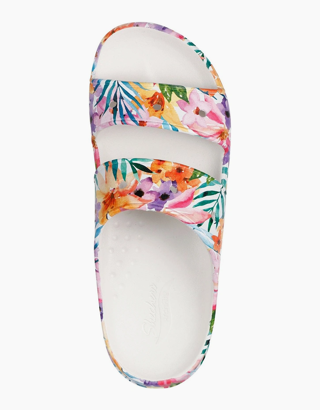 Archfitwave Floral Open Toe Slide Sandals