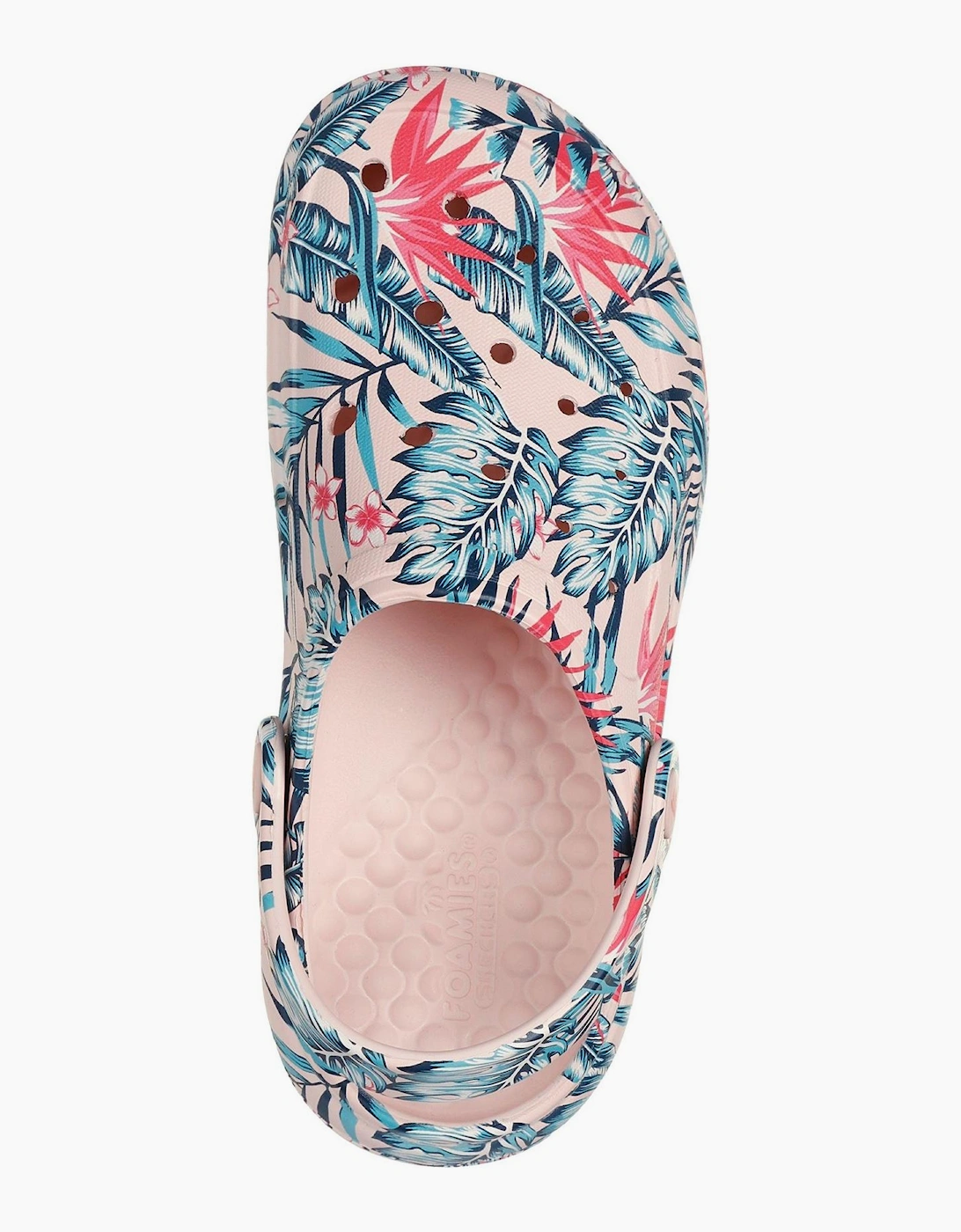 Archfitwave Floral Open Toe Slide Sandals
