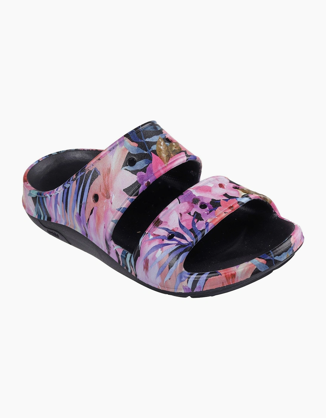 Archfitwave Floral Open Toe Slide Sandals