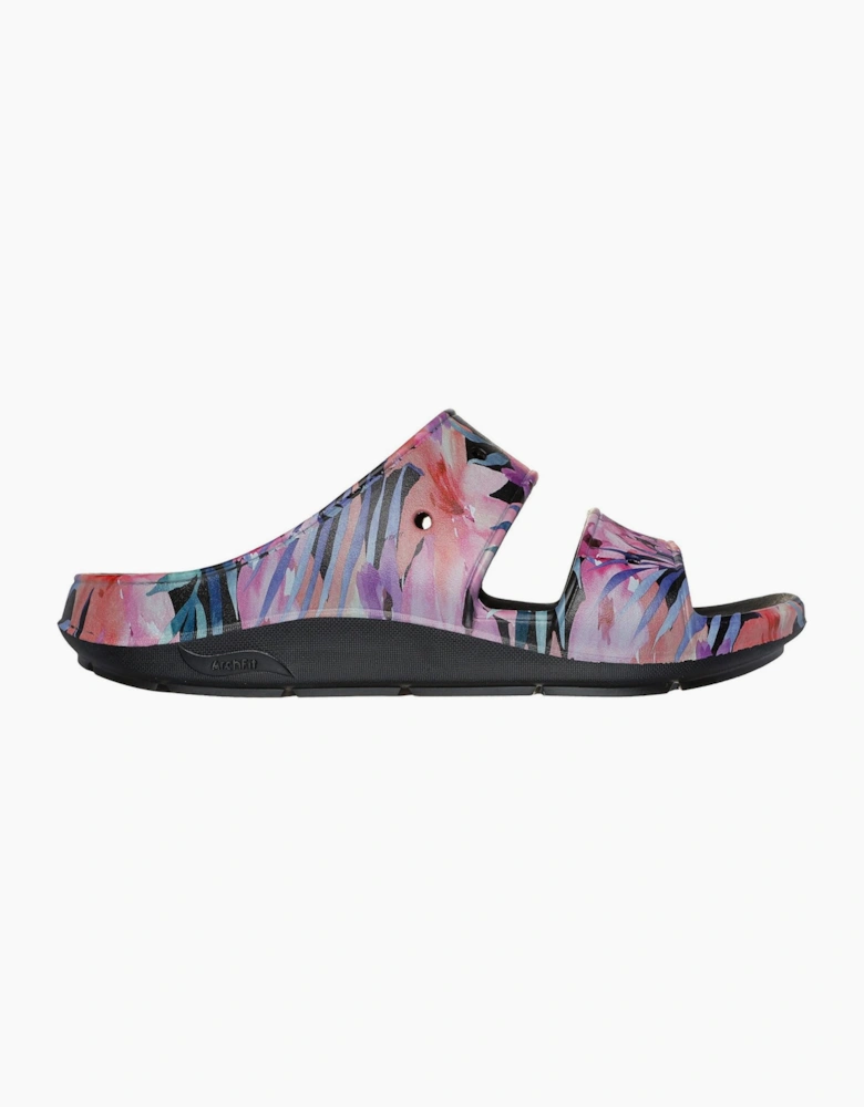 Archfitwave Floral Open Toe Slide Sandals