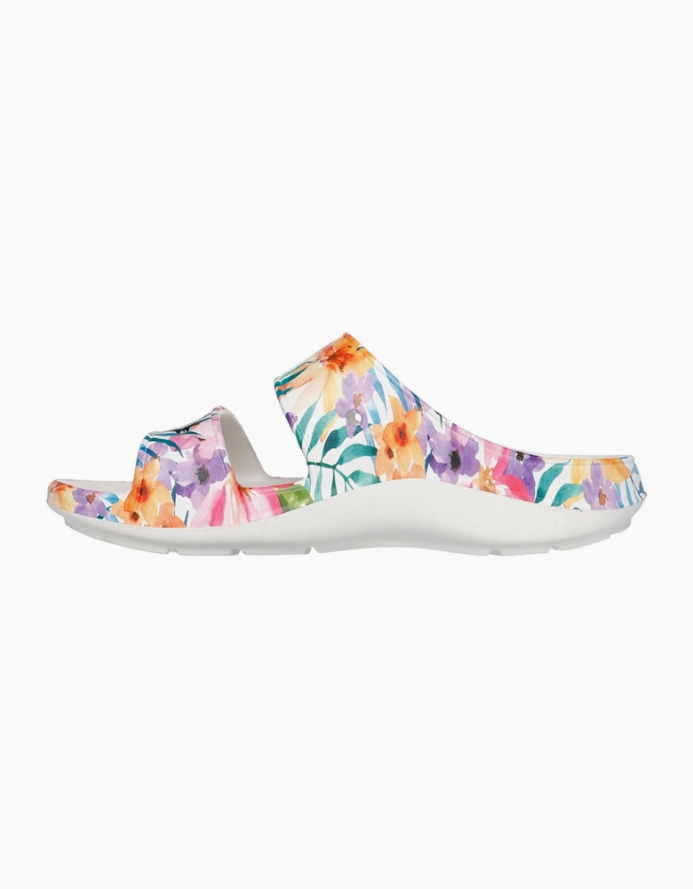 Archfitwave Floral Open Toe Slide Sandals