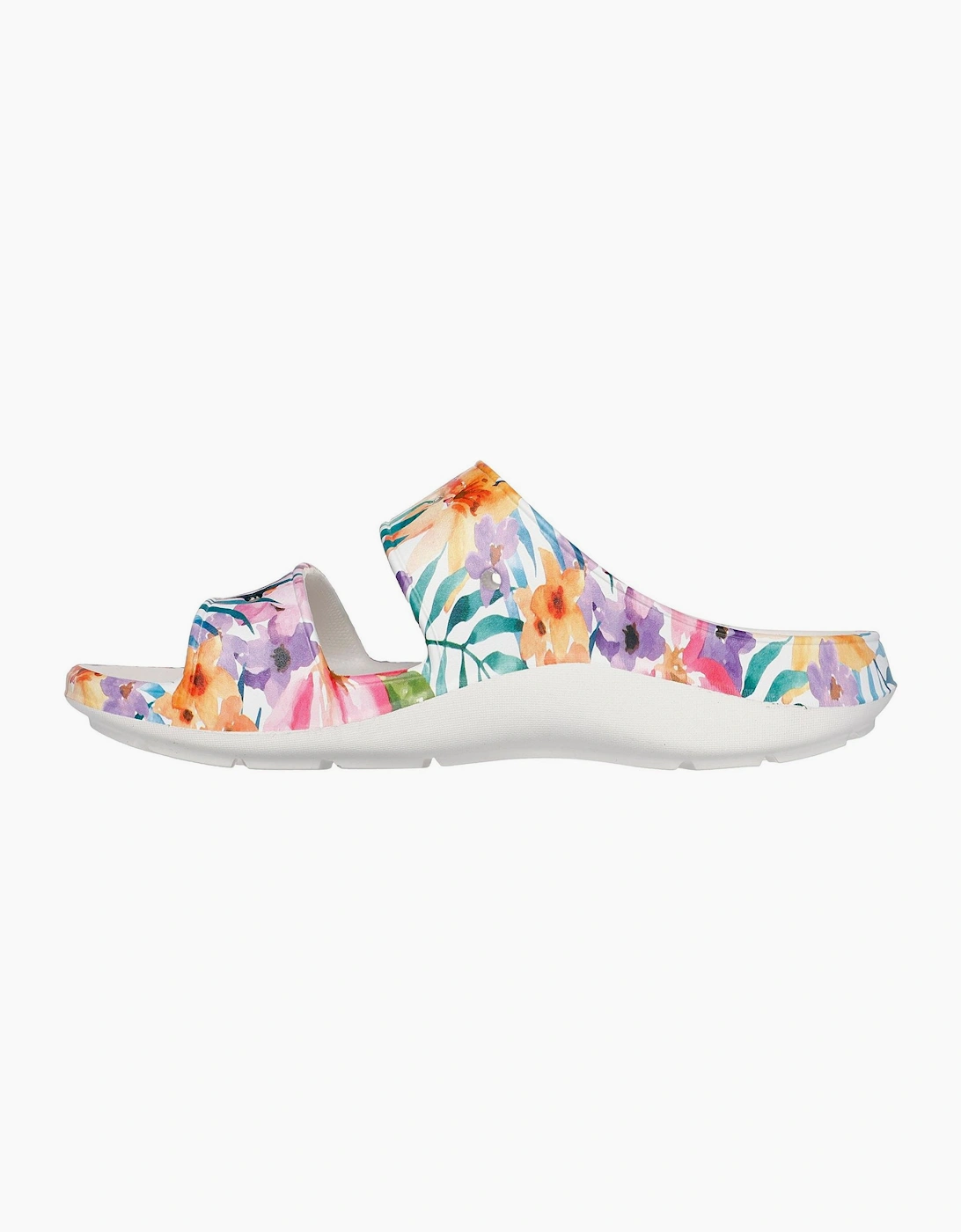 Archfitwave Floral Open Toe Slide Sandals