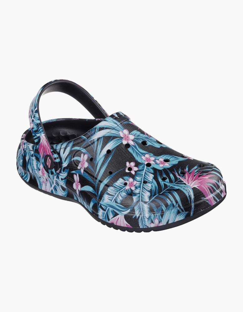 Archfitwave Floral Open Toe Slide Sandals