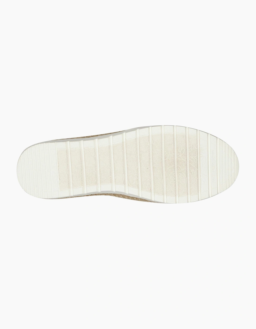 Womens Woven Twin Gore Slip On Espadrilles